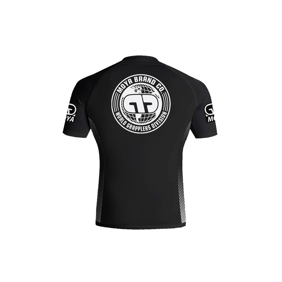26 KIDS BLACK SS RASH GUARD