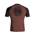 26 BROWN SS RASH GUARD