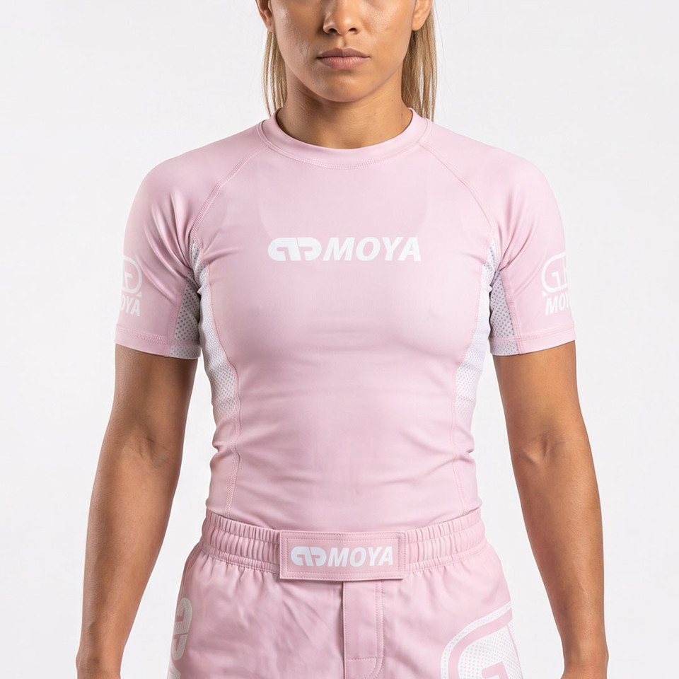 BLUSH SS RASH GUARD