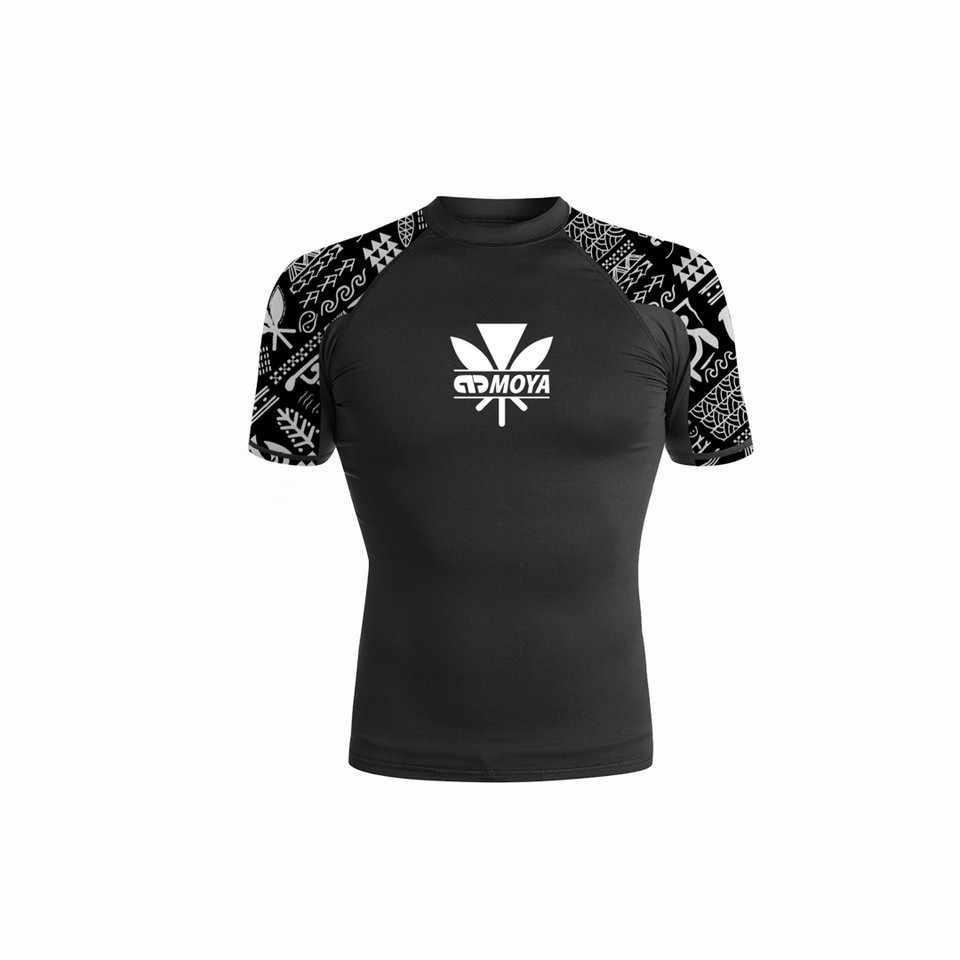 MOHI KOA BLACK KIDS SS RASH GUARD