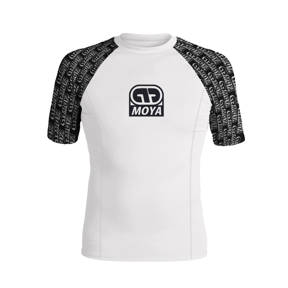 25 WHITE SS RASH GUARD