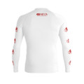 LOVE X HATE WHITE LS RASH GUARD