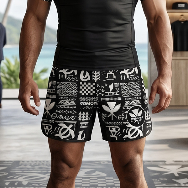 MOHI KOA BLACK TRAINING SHORT