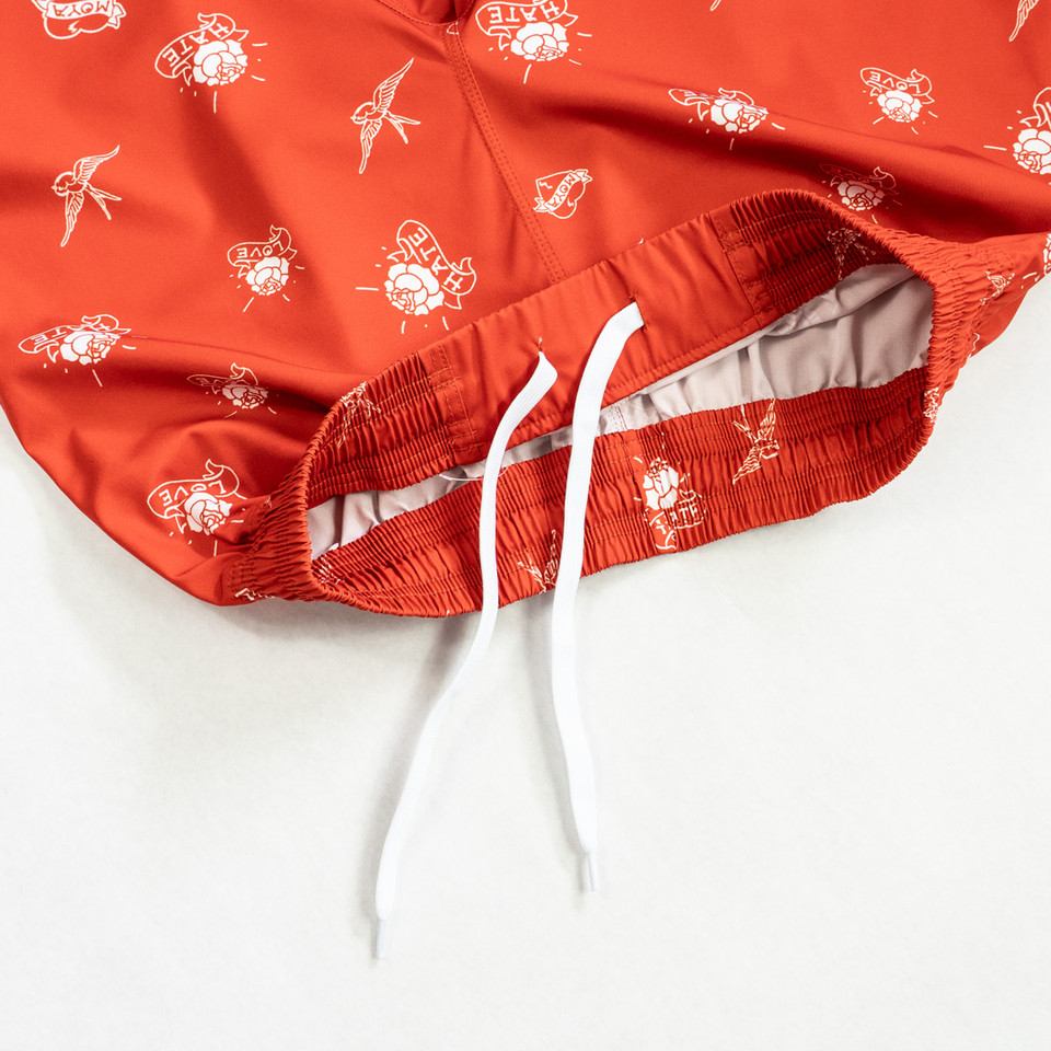 LOVE X HATE RED KIDS TRAINING SHORT