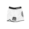 25 WHITE TRAINING SHORTS